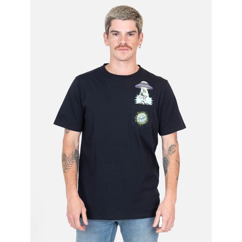 VOLCOM - Polera MC Rebelia Negro Hombre Volcom - Negro