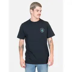 VOLCOM - Polera MC Wheels Gris Hombre - Gris