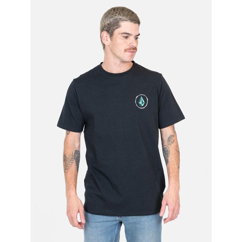 VOLCOM - Polera MC Wheels Gris Hombre Volcom - Gris