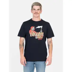 VOLCOM - Polera MC Riptidex Negro Hombre - Negro