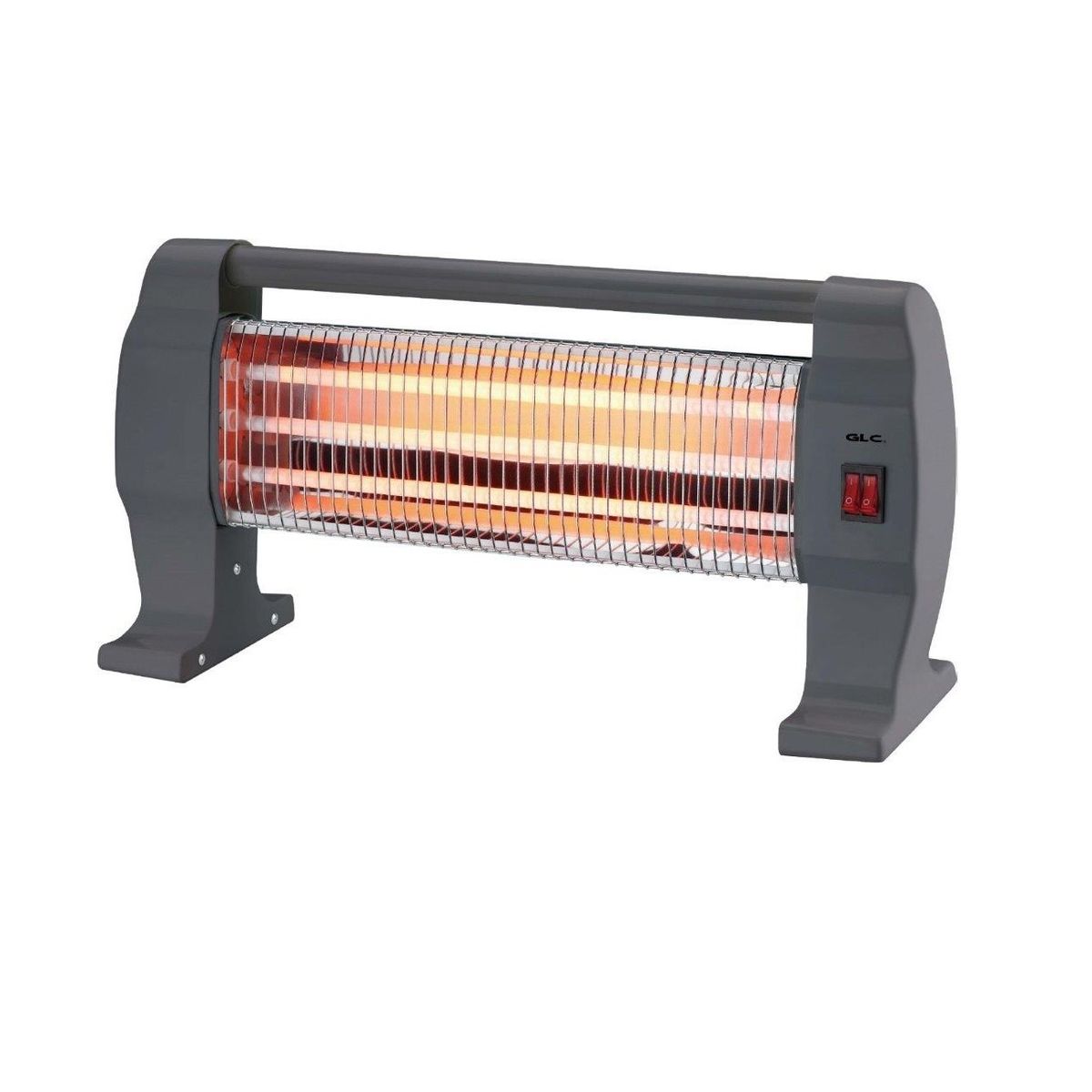 GLC - Estufa a Cuarzo Eléctrica Gris