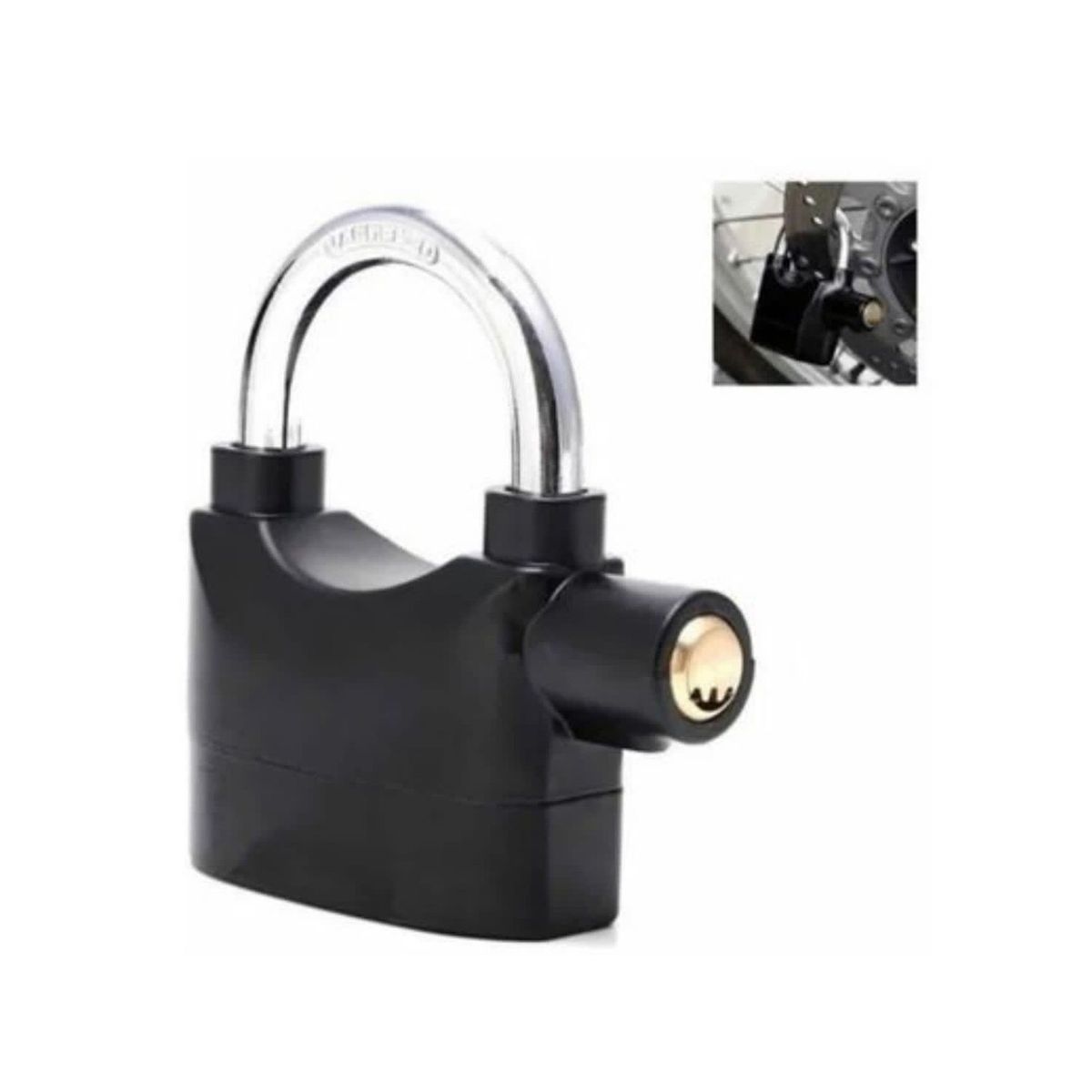 GENERICO - Candado alarma multiuso 110 db de sonido