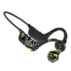 CRUSEC - Audífonos Manos Libres Flexible Deportes Bluetooth - Negro