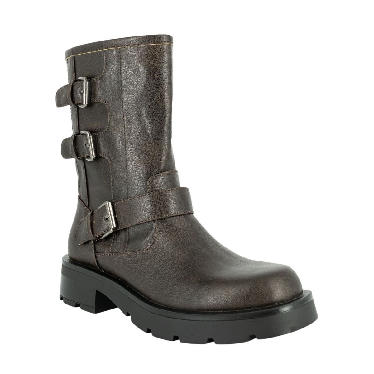 ALQUIMIA - Bota Mujer Biker Café Hana Alquimia