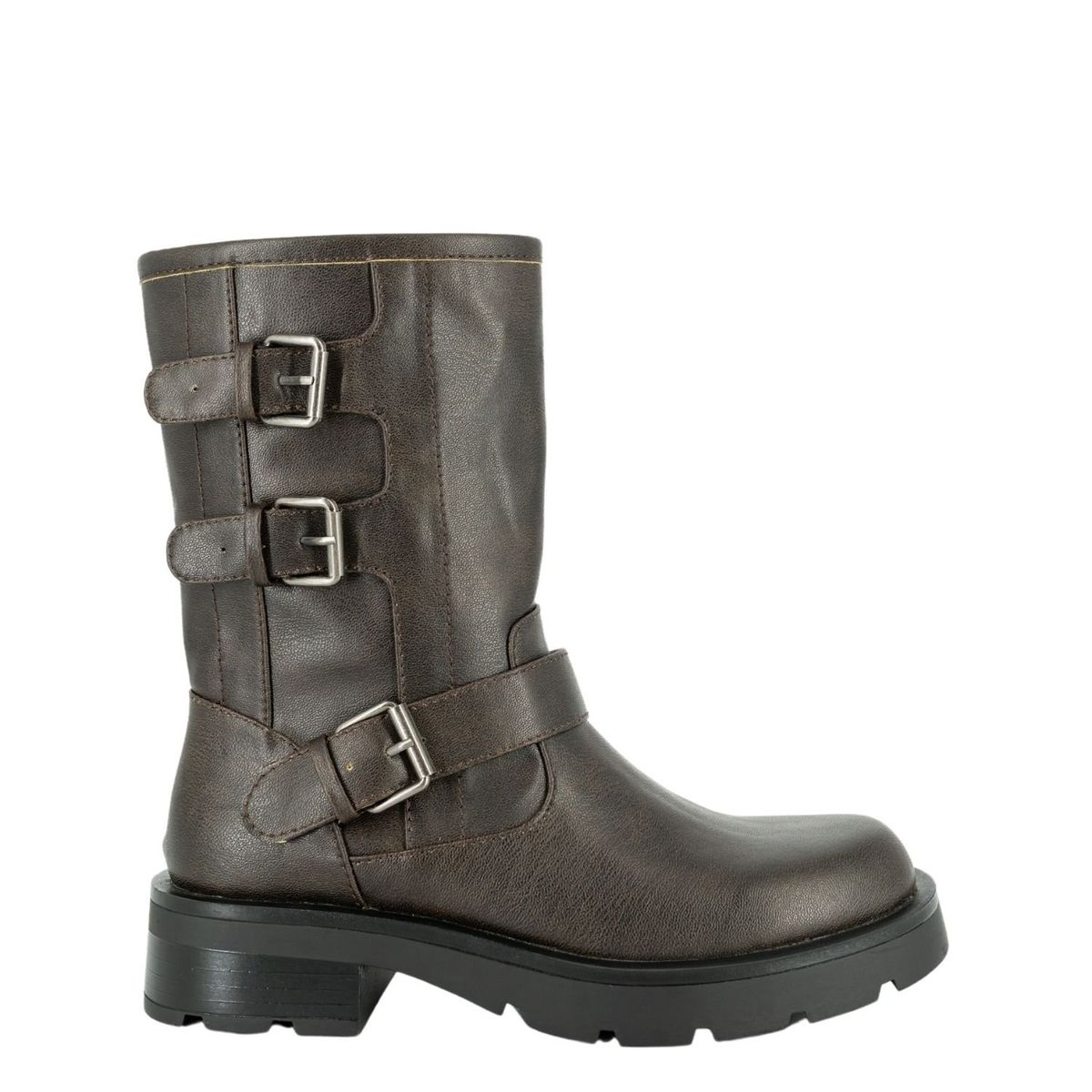 ALQUIMIA - Bota Mujer Biker Café Hana Alquimia