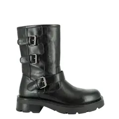 ALQUIMIA - Bota Mujer Biker Negro Hana