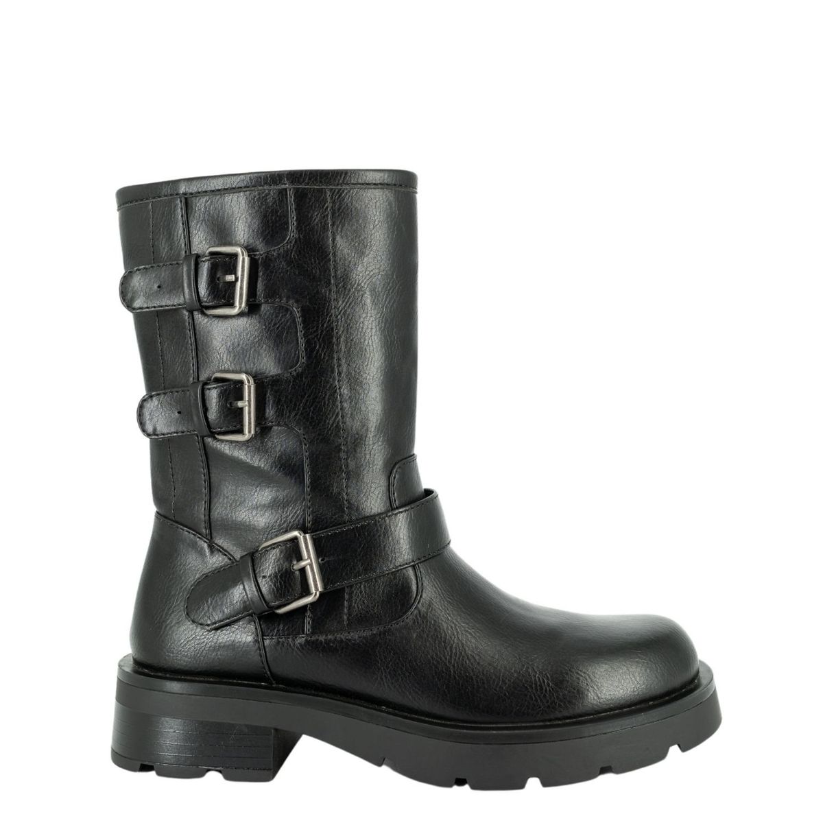 ALQUIMIA - Bota Mujer Biker Negro Hana Alquimia