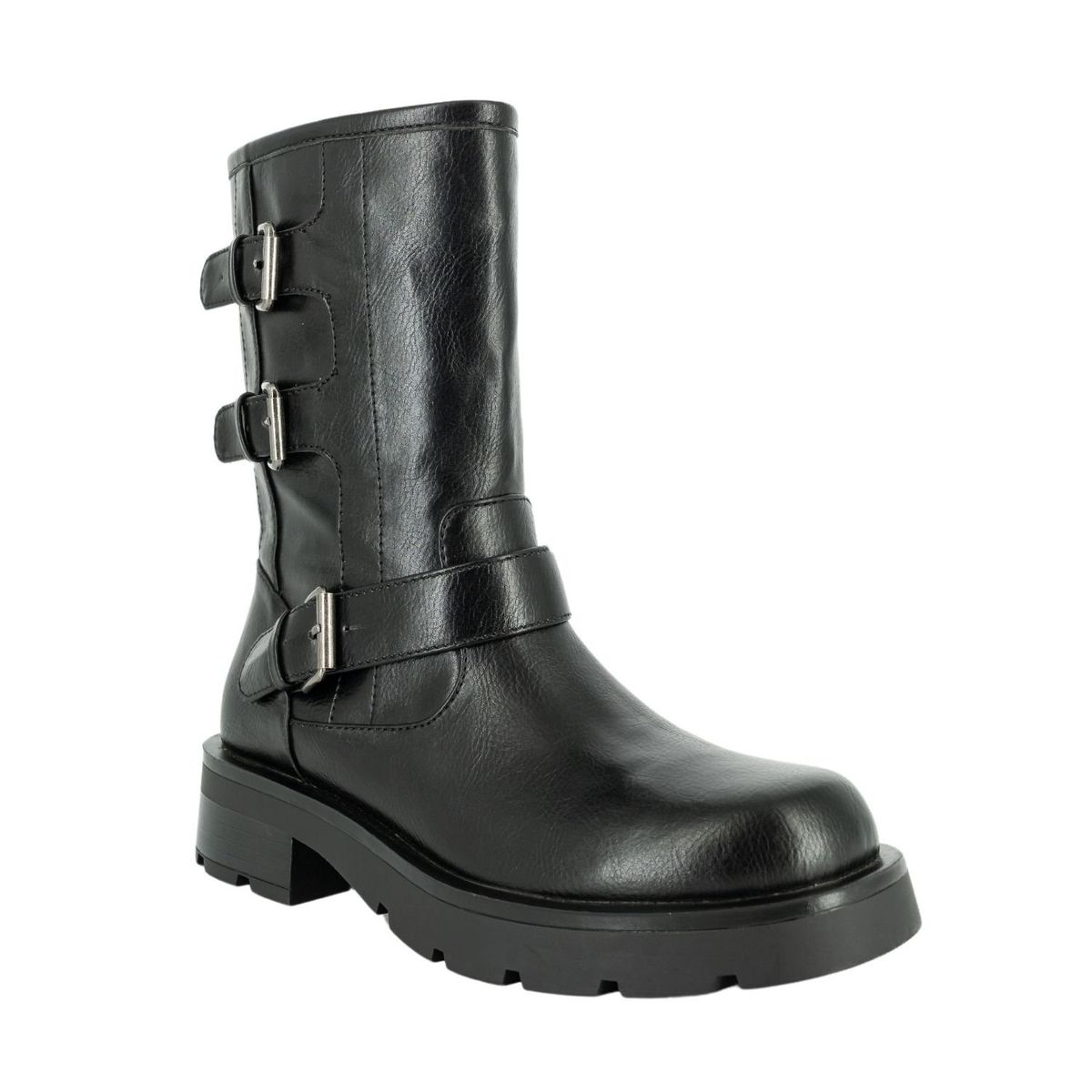 ALQUIMIA - Bota Mujer Biker Negro Hana Alquimia