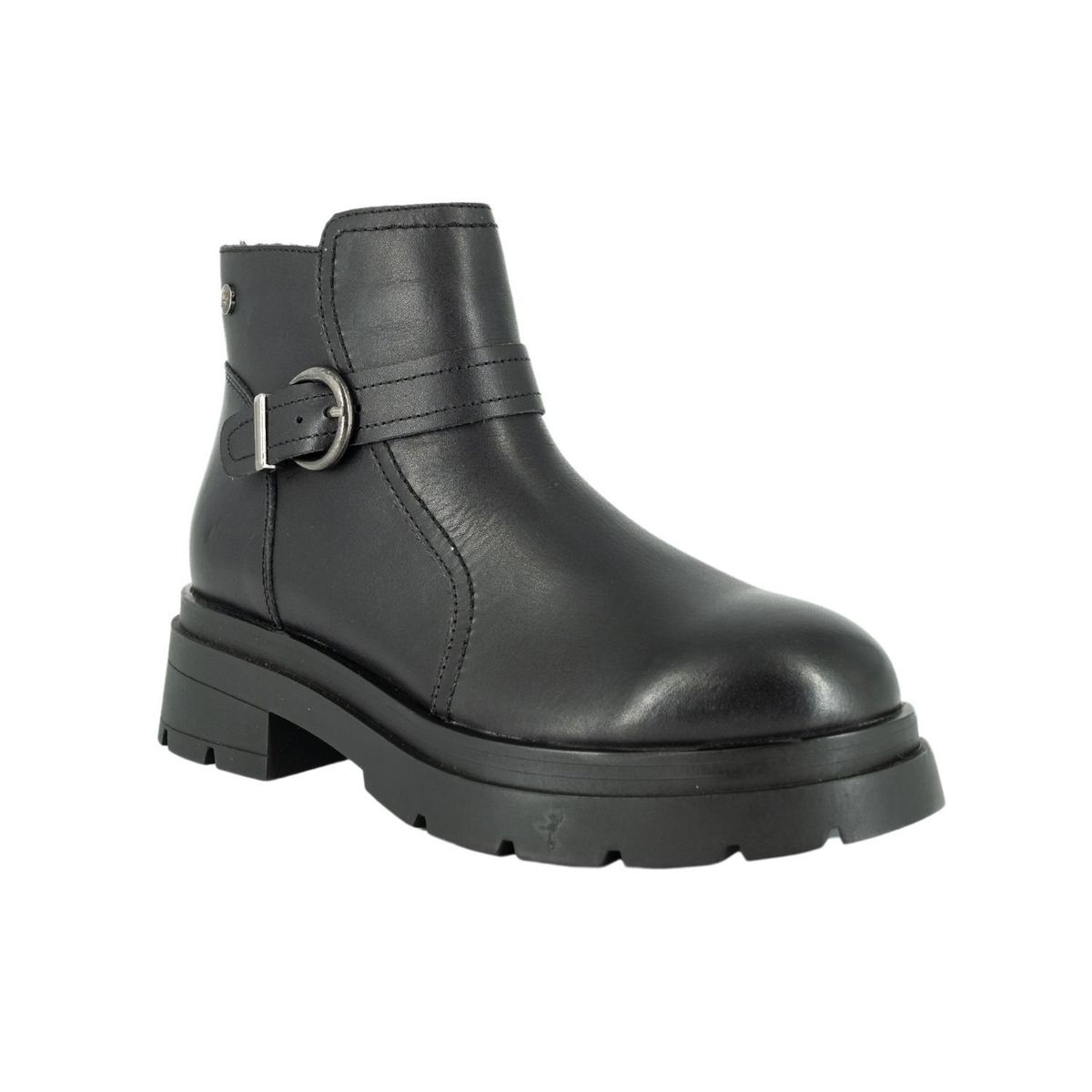 ALQUIMIA - Botin de Cuero Mujer Negro Rosie Negro Alquimia