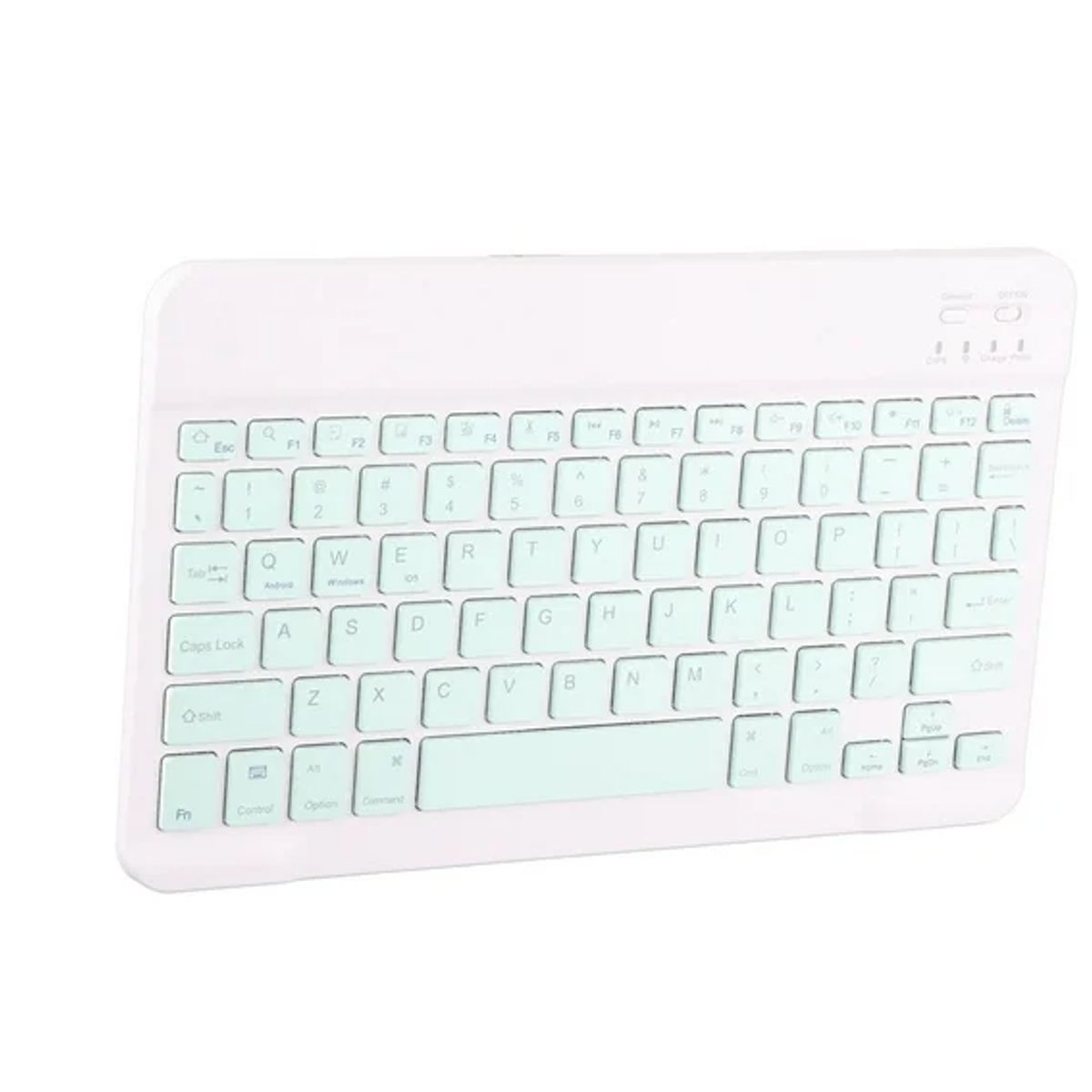 GENERICO - Teclado Bluetooth mini keyboard 10 pulgadas verde