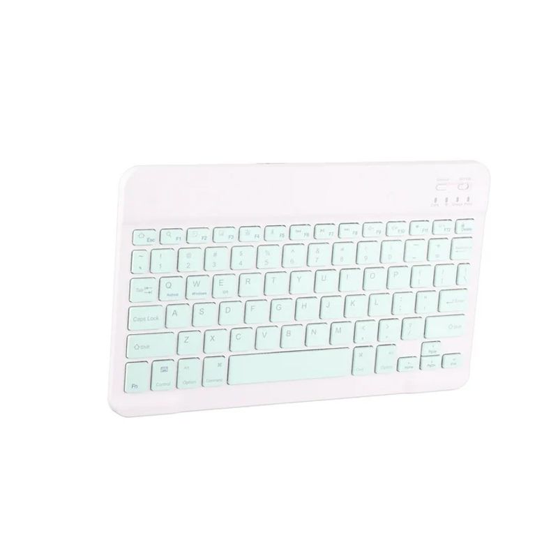 GENERICO - Teclado Bluetooth mini keyboard 10 pulgadas verde