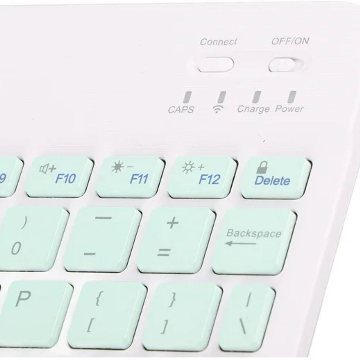 GENERICO - Teclado Bluetooth mini keyboard 10 pulgadas verde