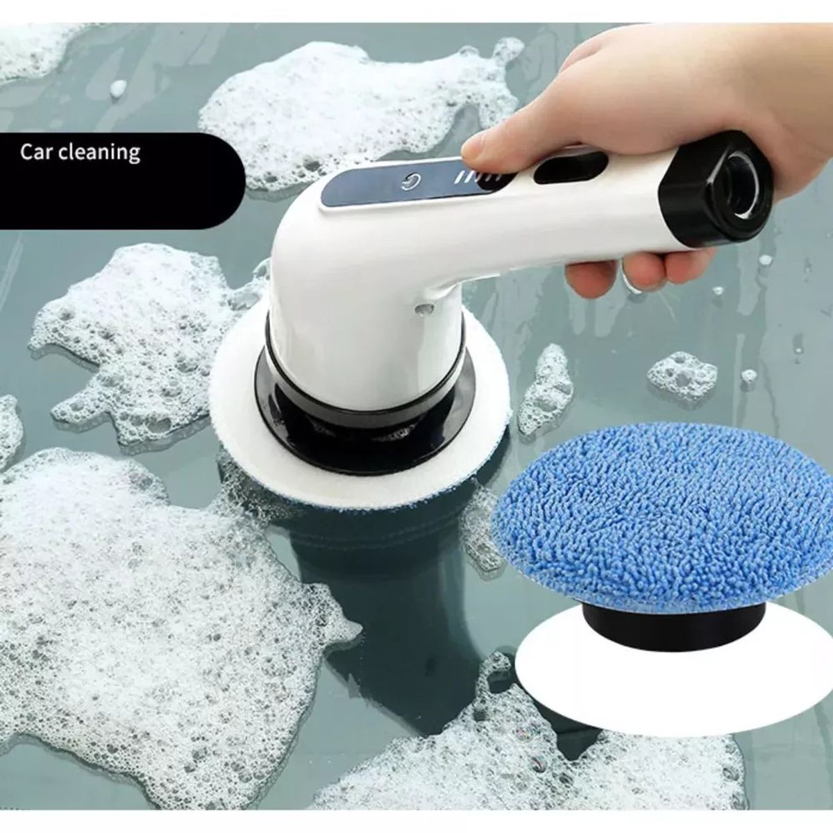 MUNDO MAGIA - Cepillo Limpiador Electrico Retractil Inalambrico 9 En 1