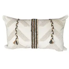 REHUCE - Cojin Hogar Bordado - 50x30 cm