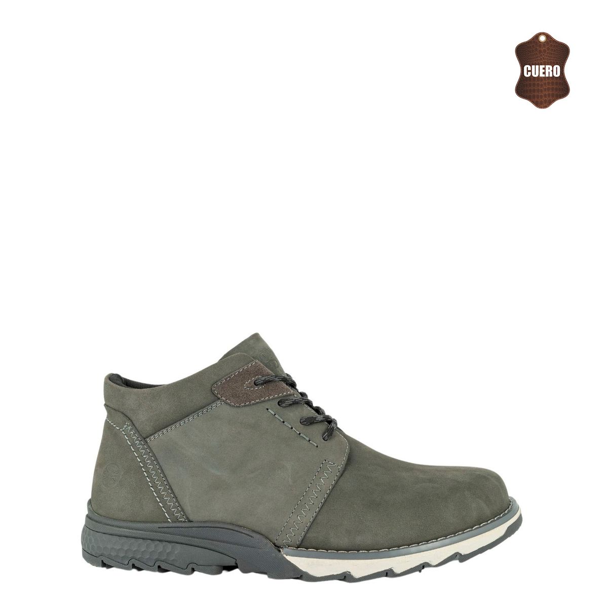 LONDON ADIXT - Botin de Cuero Hombre Verde Boja London Adixt