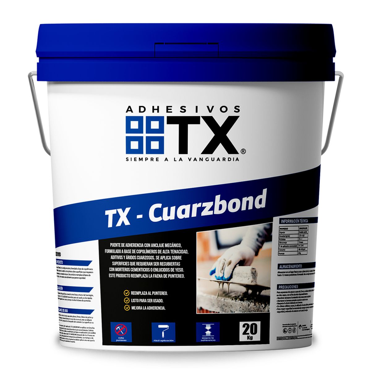 GENERICO - TX CUARZBOND - Puente de Adherencia, 20Kg