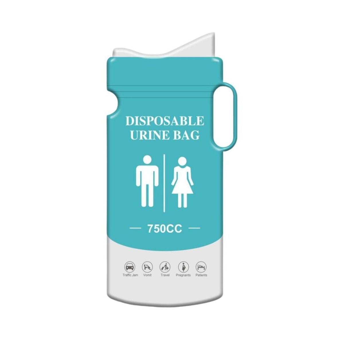 CRUSEC - Pack 10 Bolsas Emergencia Tránsito Vómito Orina 750ml