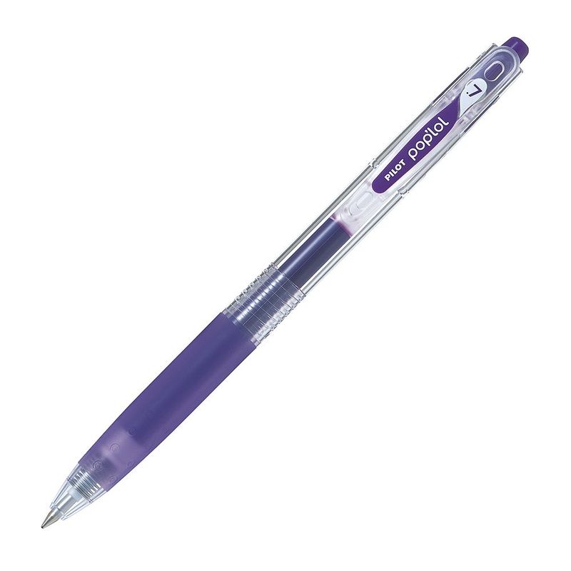 PILOT - Lápiz Gel Pop´lol Violeta 0.7 mm. 12 Ud
