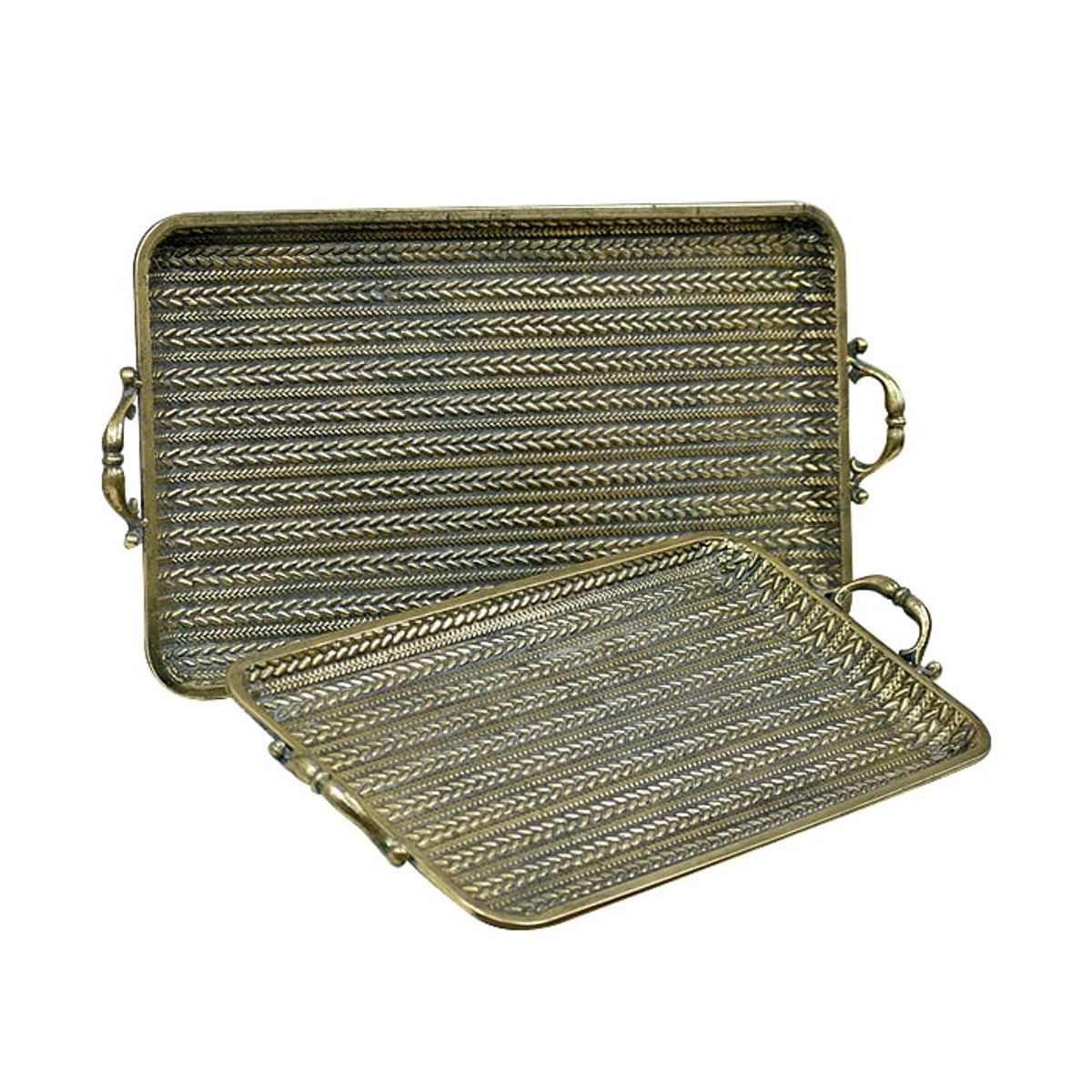 MSA MUEBLES SANTA ANA - Set 2 Bandejas Marroquí Luxe Collection