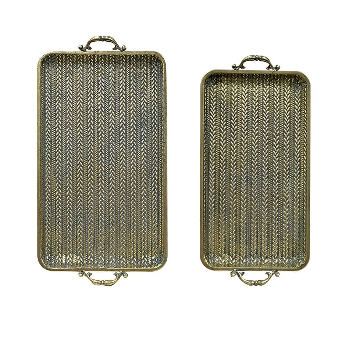 MSA MUEBLES SANTA ANA - Set 2 Bandejas Marroquí Luxe Collection