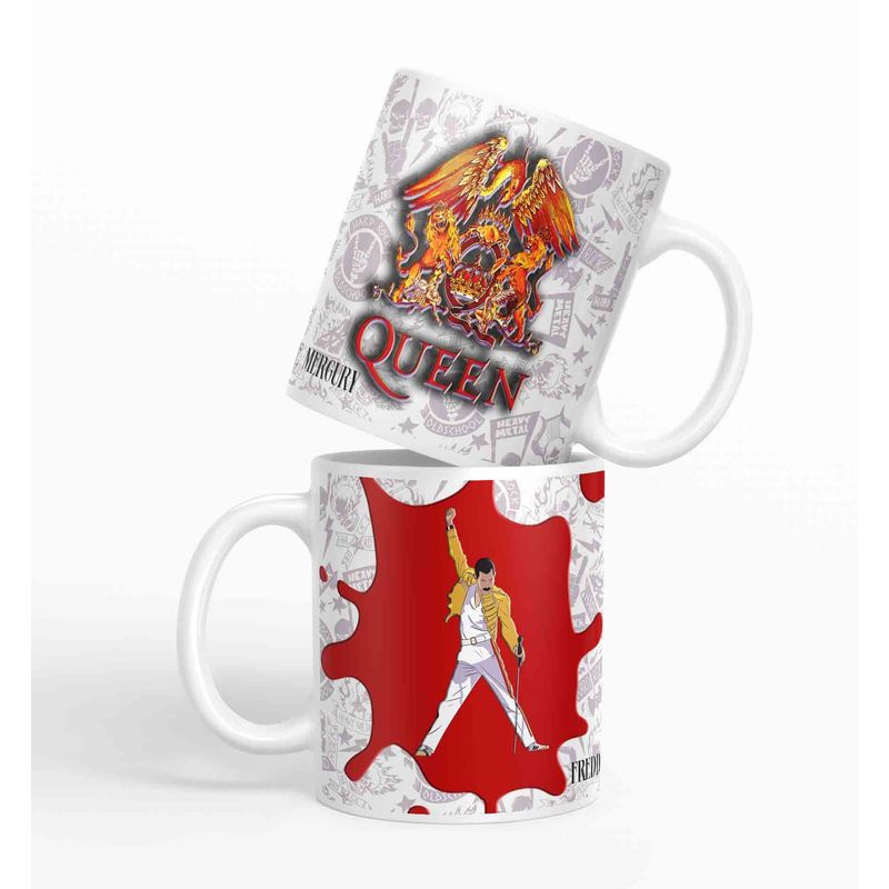 ESTAMPA MANIA - Taza Queen Freddie Mercury D2