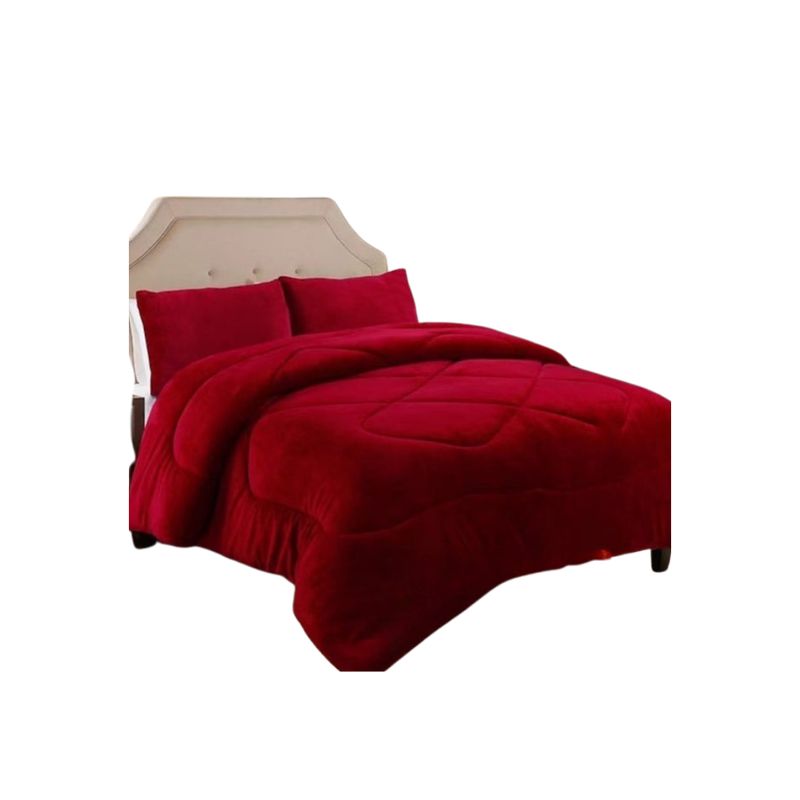 GENERICO - Cobertor Liso Invierno Plush 1.5 Plazas Chiporro 230x180cm