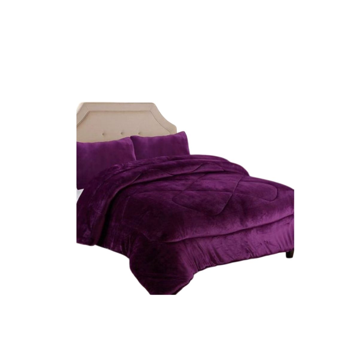 GENERICO - Cobertor Liso Invierno Plush 1.5 Plazas Chiporro 230x180cm