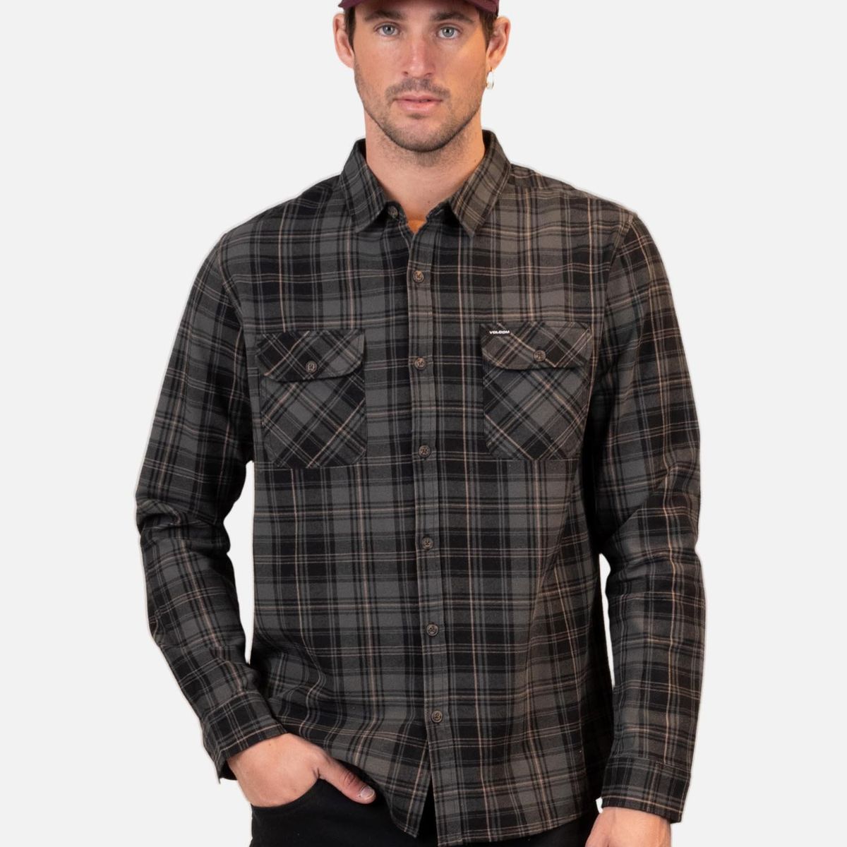 VOLCOM - Camisa Gravix Multicolor Hombre Volcom - Multicolor