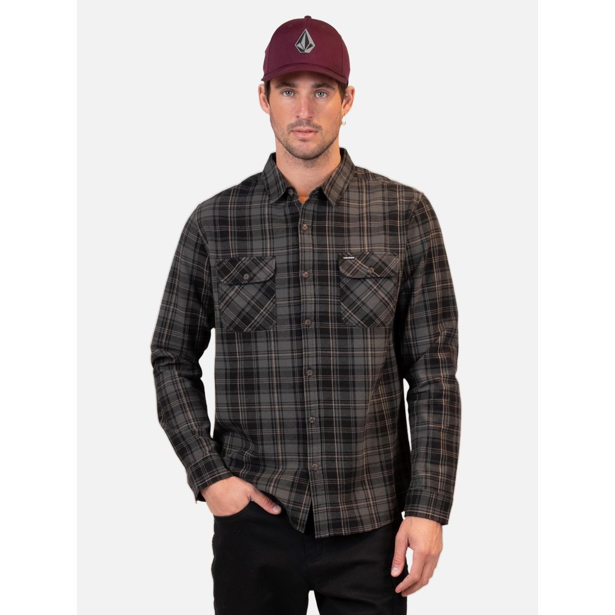 VOLCOM - Camisa Gravix Multicolor Hombre Volcom - Multicolor