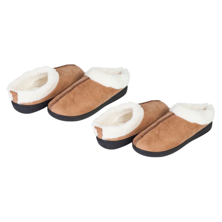 CONFORT GEL Pack 2 pares Pantunflas Café Premium