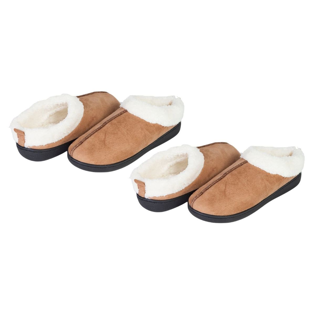 CONFORT GEL - Pack  2 pares Pantunflas Café Confort Gel Premium