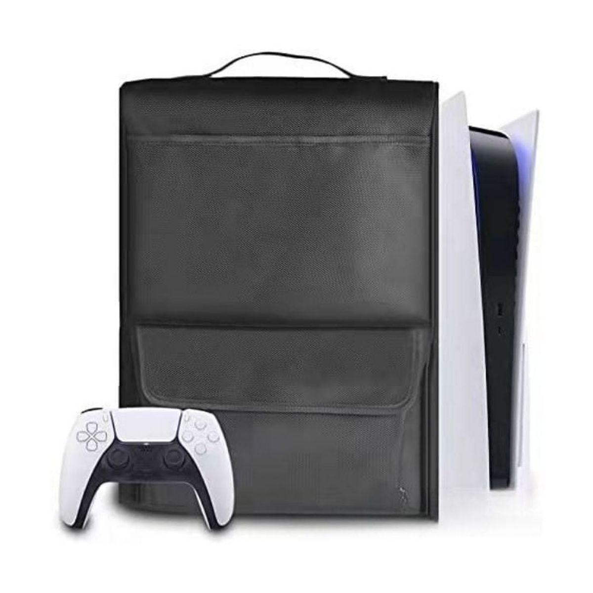 CRUSEC - Funda PS5 Antipolvo Protectora Organizadora Con Bolsillos