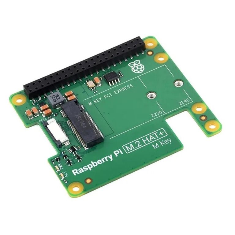 Raspberry M.2 HAT para 5 Verde
