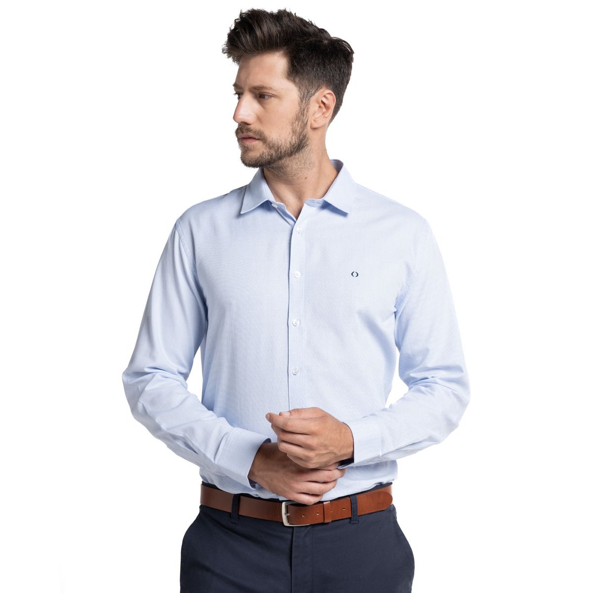 POTROS - Camisa Jacquard Galicia Manga Larga POTROS