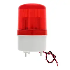 GENERICO - Lampara Led Baliza roja 12v 24v Dc Alarma Control Acceso Porton