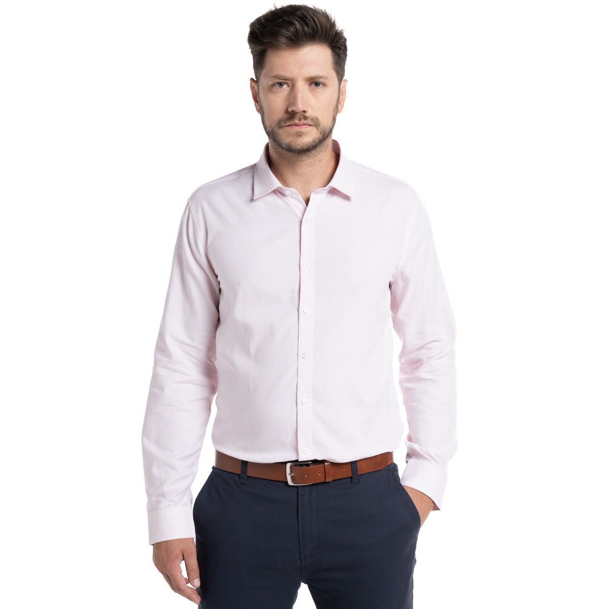 POTROS - Camisa Jacquard Galicia Manga Larga POTROS