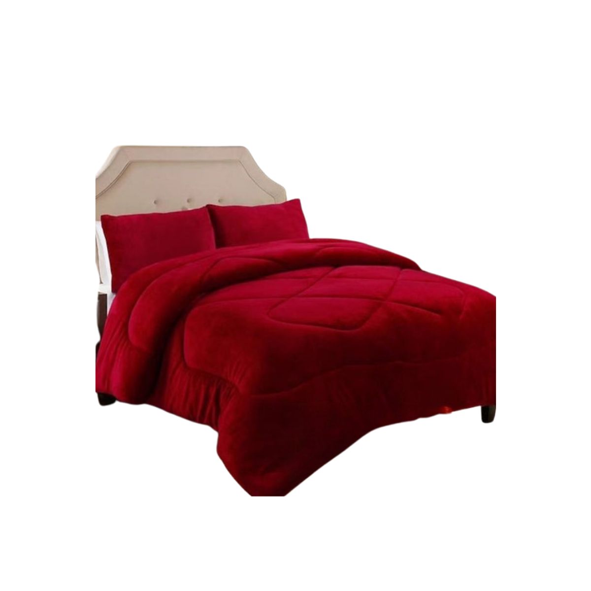 GENERICO - Cobertor Chiporro Invierno Plush 2 Plazas Liso 250x180cm