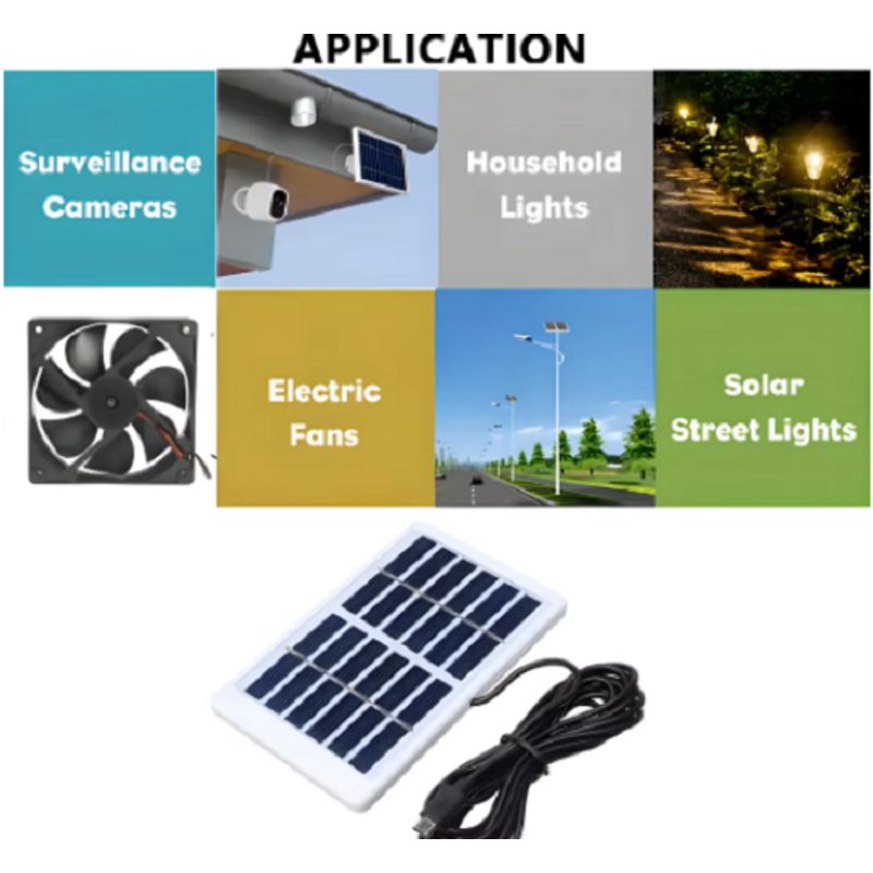 GENERICO - Células solares monocristalinas cargador lento de batería Solar de 60W