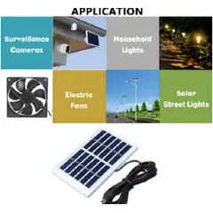 GENERICO - Células solares monocristalinas cargador lento de batería Solar de 60W