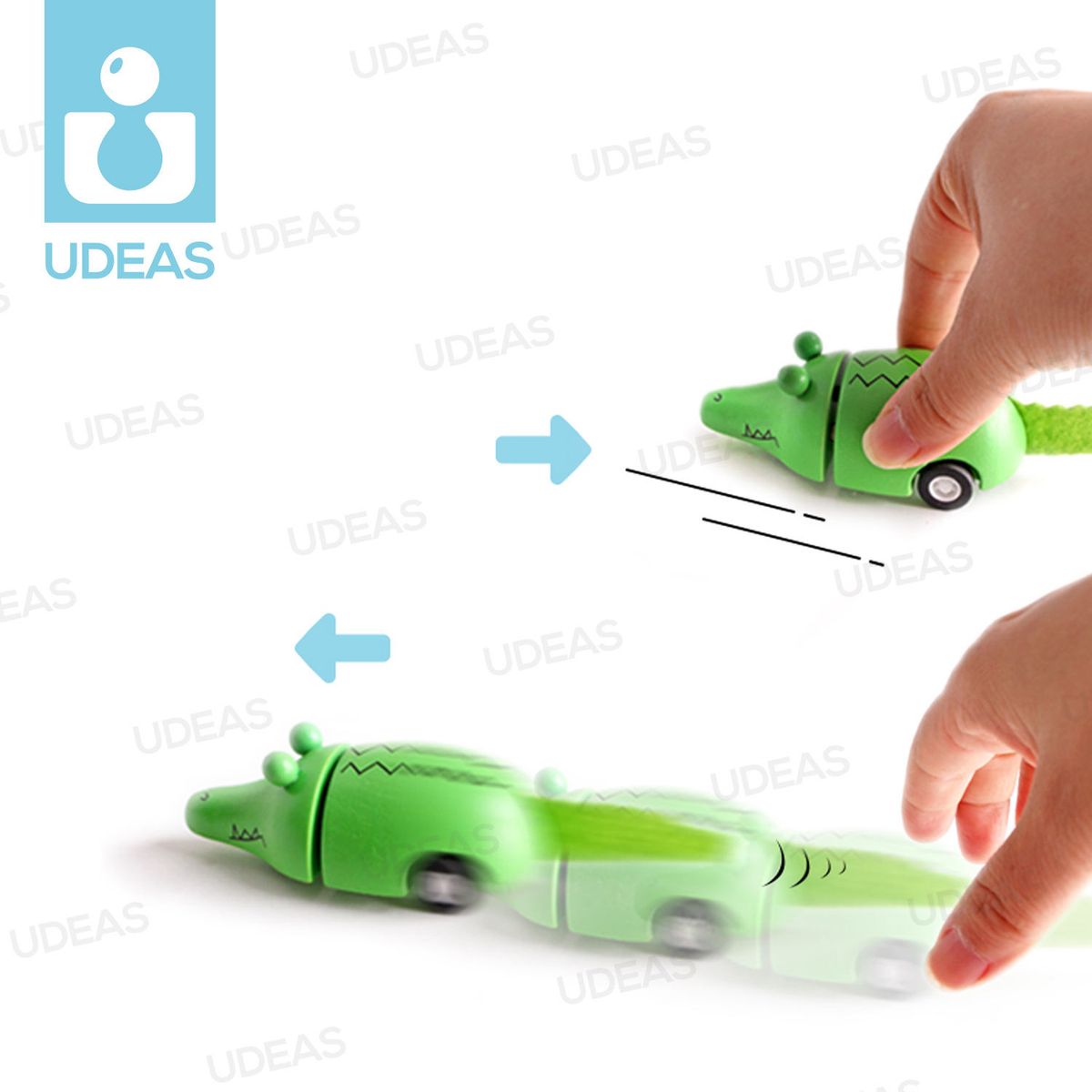 UDEAS - Animalitos de madera a fricción