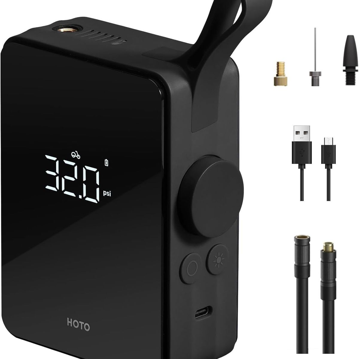 HOTO - Xiaomi HOTO Compresor De Aire Portatil A Batería Inflador Neumaticos