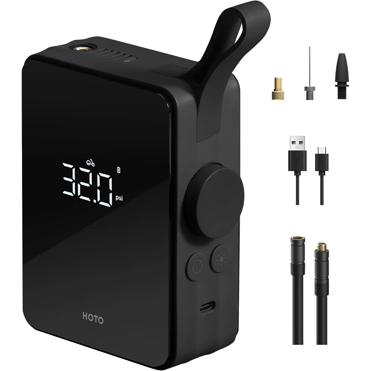 HOTO - Xiaomi HOTO Compresor De Aire Portatil A Batería Inflador Neumaticos