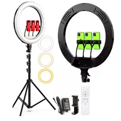IRM - Tripode Ajustable con Aro De Luz Gigante Profesional 56Cm
