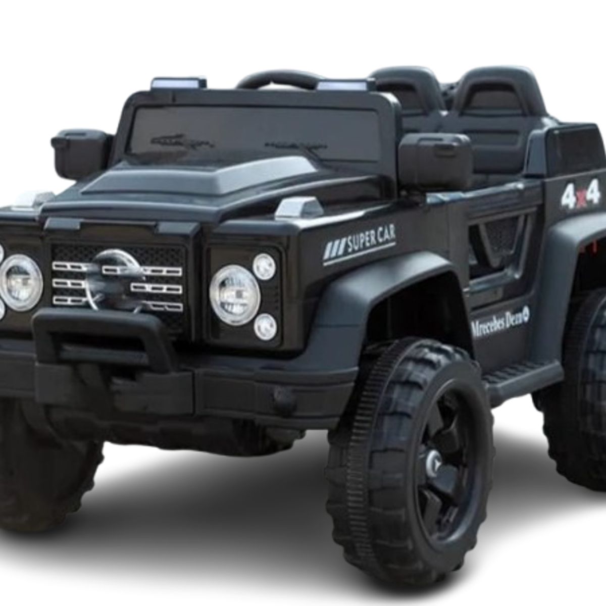 GENERICO - Auto Jeep Electrico 12V Con Control Negro 6888