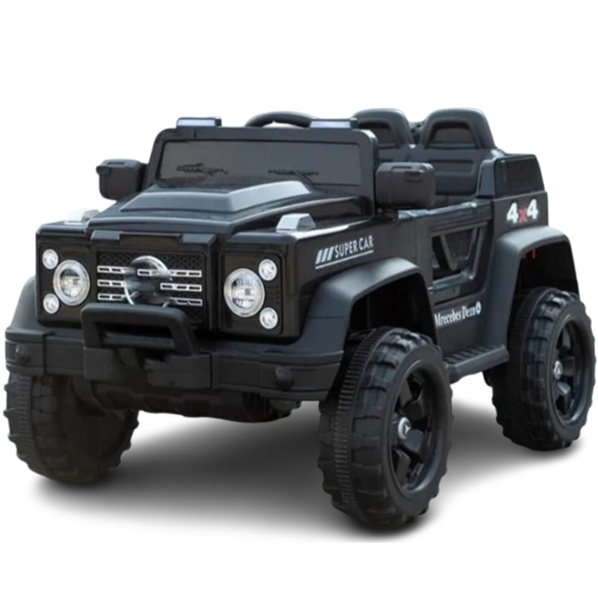 GENERICO - Auto Jeep Electrico 12V Con Control Negro 6888