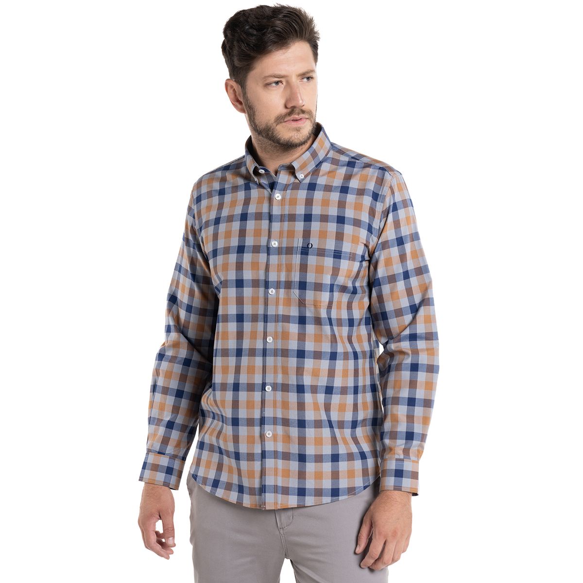 POTROS - Camisa Oxford Cuadros León POTROS