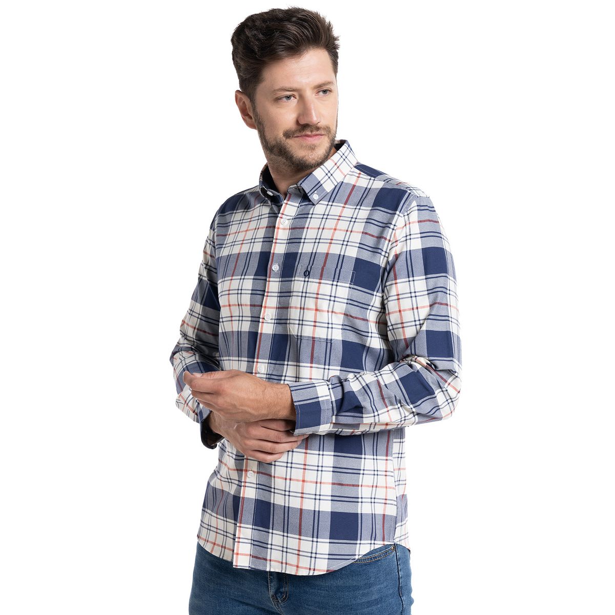 POTROS - Camisa Oxford Cuadros León POTROS