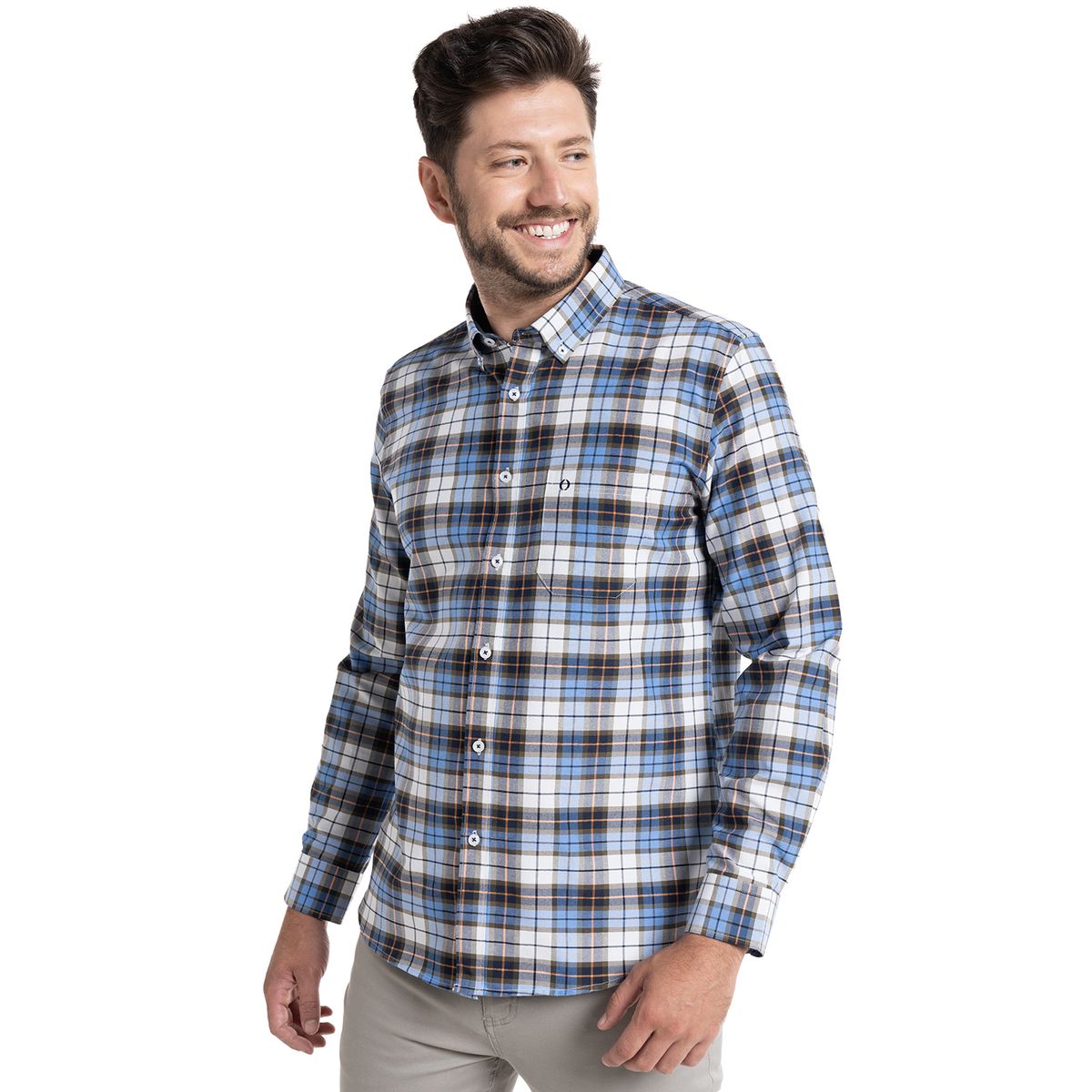 POTROS - Camisa Oxford Cuadros León POTROS