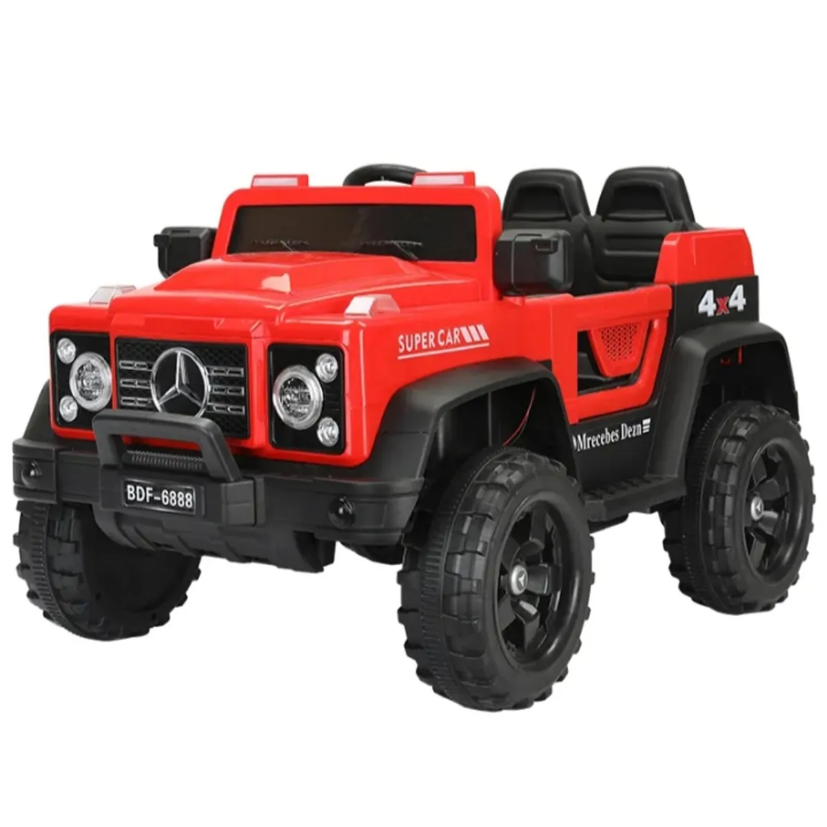 GENERICO - Auto Jeep Electrico 12V Con Control Rojo 6888