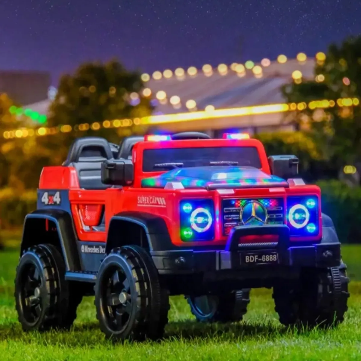 GENERICO - Auto Jeep Electrico 12V Con Control Rojo 6888